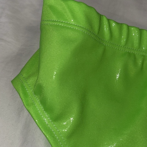 NWT Jade Clark High Waist Neon Green Swimsuit Bikini Bottoms - Picture 3 of 5